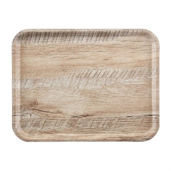 Plateau stratifié surface grainée Madeira Cambro chêne clair