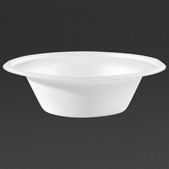 Bols ronds compostables en bagasse Fiesta Green (lot de 50)