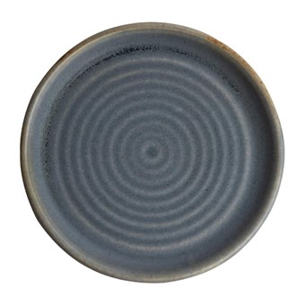 Assiettes plates granit bleu Olympia Canvas 18 cm  (Lot de 6)