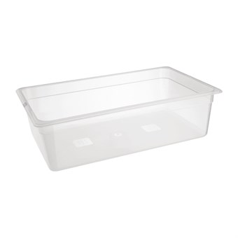 Bac en polypropylène GN 1/1 sans couvercle Nisbets Essentials 150mm