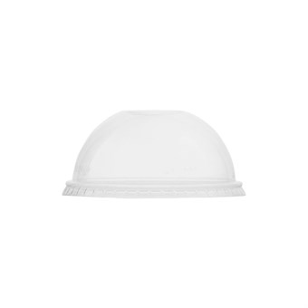Couvercles dôme PLA compostables avec trou pour boissons fraîches Vegware 340ml et 454ml (lot de 1000)