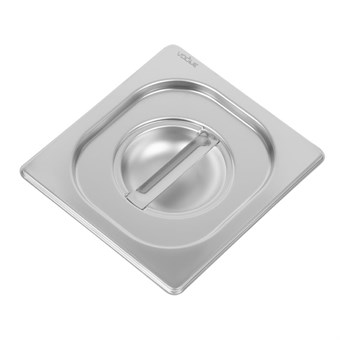 Couvercle inox 18/10 professionnel Vogue GN 1/6