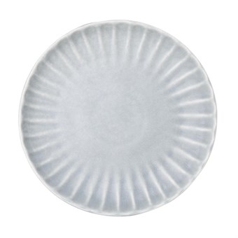 Assiettes plates Olympia Corallite grises 205 mm (lot de 6)