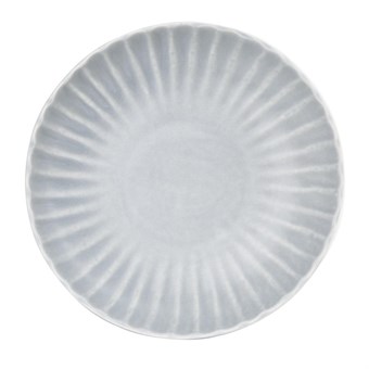 Assiettes calottes Olympia Corallite grises 220mm (lot de 6)