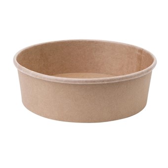 Bols salade kraft ronds Fiesta Compostable 