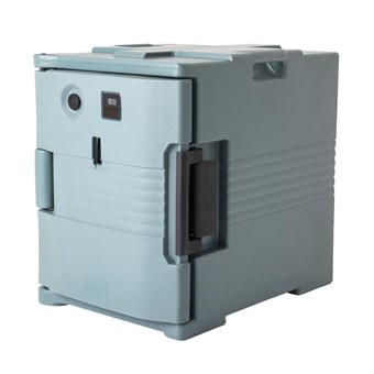 Conteneur alimentaire isotherme chauffant Cambro Camcart bleu ardoise