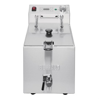 Friteuse simple Buffalo - 1 x 8L 2,9kW avec minuterie