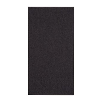 Serviettes dîner 2 plis format 1/8 Fiesta Recyclable 400mm noires (lot de 2000)