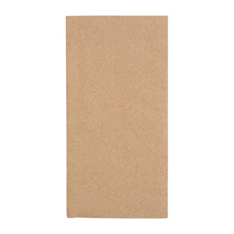 Serviettes dîner 2 plis format 1/8 Fiesta Recyclable 400mm kraft (lot de 2000)