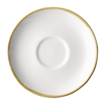 Soucoupes couleur craie pour tasses à espresso Olympia Kiln 140mm (lot de 6)