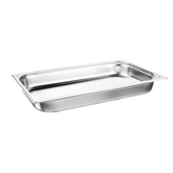 Bacs GN 1/1 inox 65mm Nisbets Essentials (lot de 3)