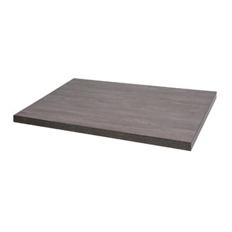 Plateau de table rectangulaire pré-percé Bolero bois vintage 700mm