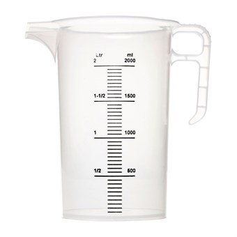 Pichet mesureur en polypropylène 2L