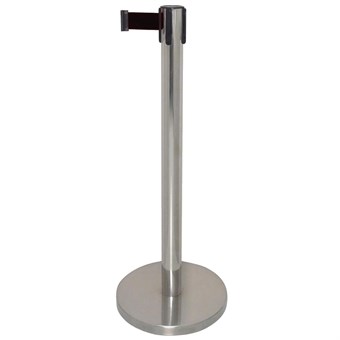 Barrière rétractable à sangle Bolero noire 3m