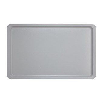Plateau lisse en polyester Versa Cambro 530 x 325mm gris clair