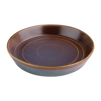 Bols plats ronds irisés Olympia Cavolo 220mm (lot de 4)