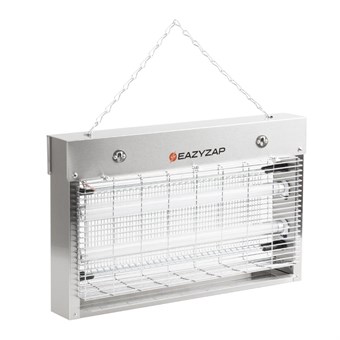 Désinsectiseur LED en inox brossé Eazyzap 14W