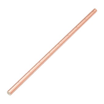 Pailles en papier biodégradables Utopia cuivrées (lot de 250)