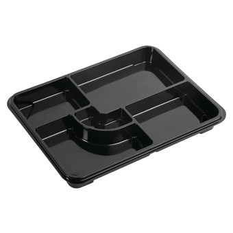 Plateaux repas recyclables Bento Faerch 263 x 201 mm (lot de 90)