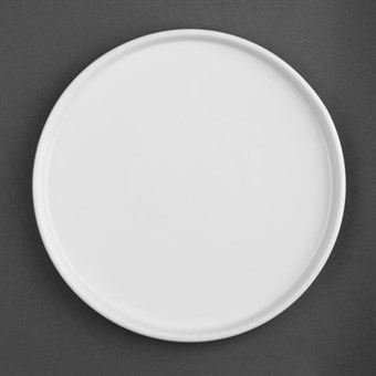 Assiettes plates rondes Olympia Whiteware 268mm (lot de 4)