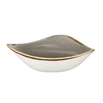 Bols triangulaires Churchill Stonecast Grey 153mm (Lot de 12)