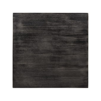 Plateau de table carré pré-percé vintage noir Bolero 700mm