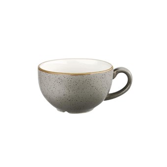 Tasses à cappuccino Churchill Stonecast Peppercorn Grey 354ml (Lot de 12)