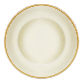 Assiettes à pâtes Olympia Kiln couleur sable 250mm (lot de 4)