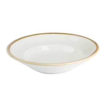 Assiettes à pâtes Olympia Kiln couleur craie 250mm (lot de 4)