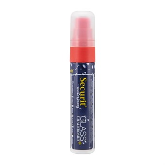 Marqueur craie waterproof Securit (verre+ ardoise) pointe 7-15mm rouge