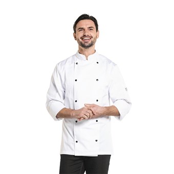 Veste de cuisine mixte Chaud Devant Firenze blanche XXXL
