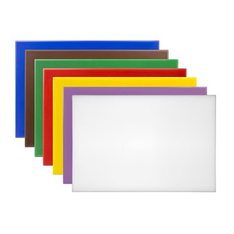 Ensemble de 7 planches à découper antibactériennes haute densité Hygiplas 10mm