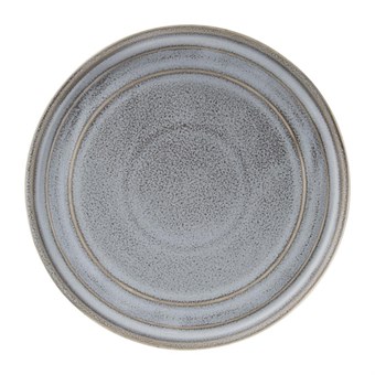 Assiettes plates rondes Olympia Cavolo anthracite 220mm (lot de 4)