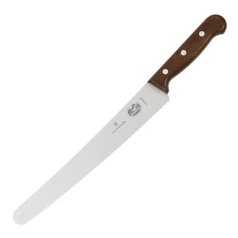 Couteau à génoise denté avec manche en bois Victorinox 25,5 cm