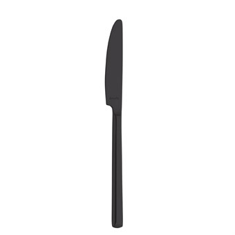 Couteaux à dessert Amefa Metropole PVD noirs (lot de 12)