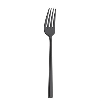 Fourchettes à dessert Amefa Metropole PVD noires (lot de 12)