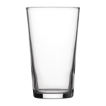 Verres à bière coniques nucléés Max Utopia 280 ml CE (lot de 48)
