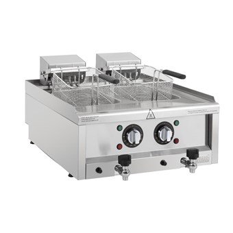 Friteuse électrique double Buffalo Série 600 2 x 8L