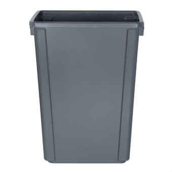 Poubelle Jantex Slim grise 60L
