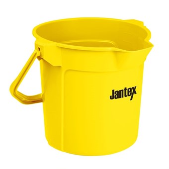 Seau gradué avec bec verseur Jantex 10L jaune 