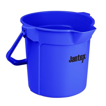 Seau gradué avec bec verseur Jantex 10L bleu 