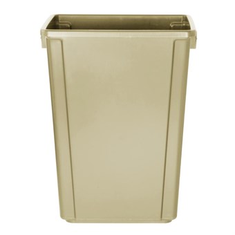 Poubelle Jantex Slim beige 60L
