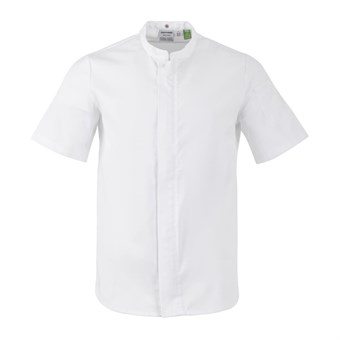 Veste de cuisinier en maille à manches courtes Southside Harlem blanche
