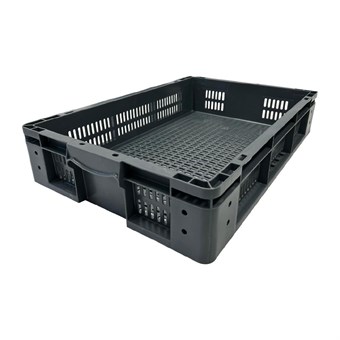 Caisse de rangement en plastique perforé Vogue 600x400x120mm