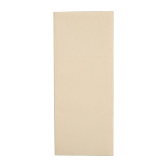 Serviettes pochettes Airlaid Fiesta Recyclable Premium Tablin crème 48x40cm (lot de 400)