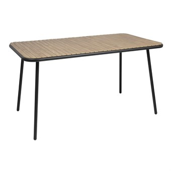 Table rectangulaire effet bois Bolero Santorini 1400mm
