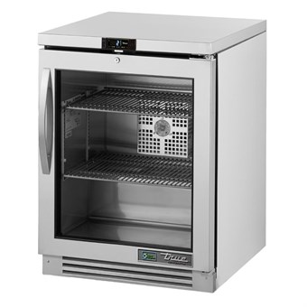 Vitrine positive dessous de comptoir True 1 porte battante TUC-24G-HC~FGD01
