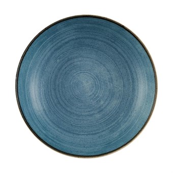 Assiettes coupes rondes Churchill Stonecast Raw Evolve Teal 248mm (Lot de 12)