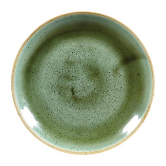 Assiettes rondes Churchill Stonecast Samphire Green 165mm (Lot de 12)