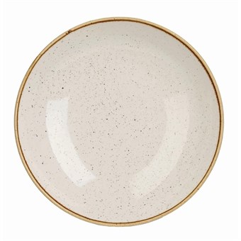 Assiettes coupes rondes Churchill Stonecast Barley White 220mm (Lot de 12)